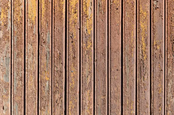Alte Bretter mit abblätternder Farbe — Stockfoto