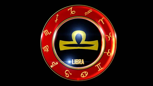 Zodiac Sign Astrology Numerology Use Clip News Show Openers Bumpers — Stock Photo, Image