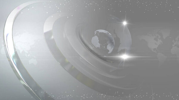 3D rendering background is perfect for any type of news or information presentation. The background features a stylish and clean layout