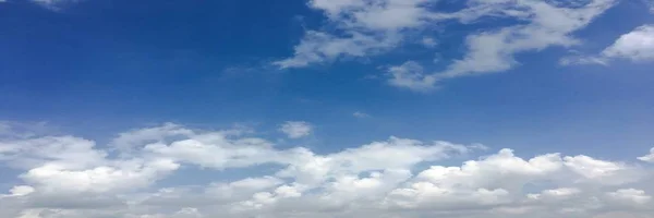 Hermoso Cielo Azul Con Nubes Background Sky Con Nubes Tiempo — Foto de Stock