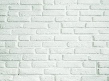Beyaz grunge tuğla duvar doku arka plan. Arka plan doku beyaz tuğla duvar
