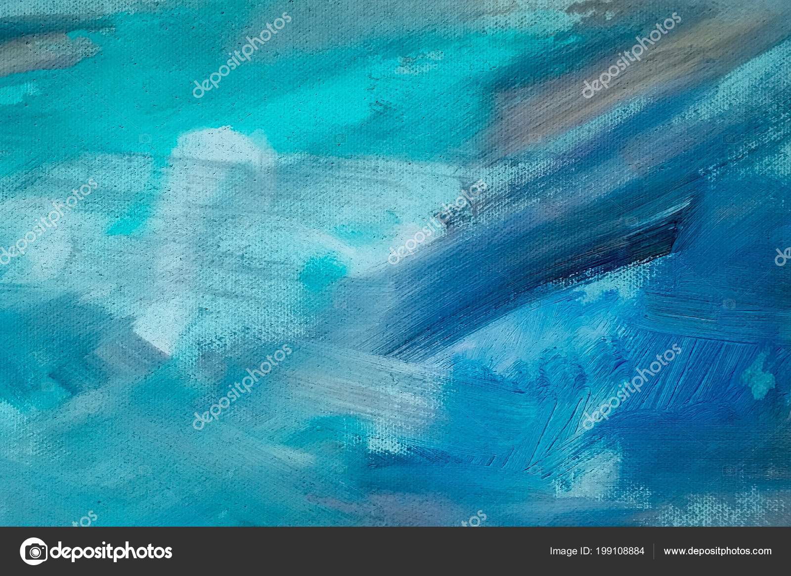 Abstract Oil Paint Texture Canvas Blue Paint Background Colorful Painting Stock Photo Image By C T Trifonoff