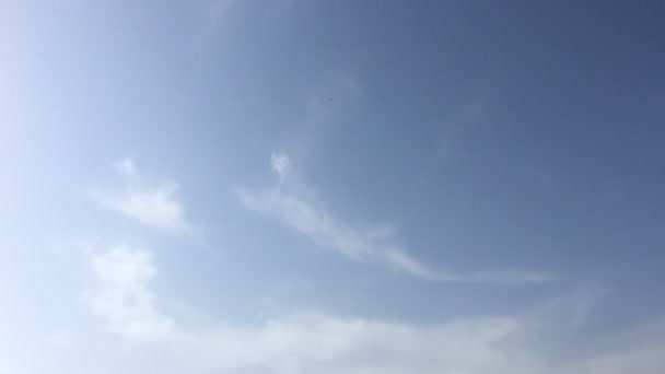 Schöner Blauer Himmel Mit Wolken Hintergrund Himmel Wolken Himmel Mit — Stockvideo