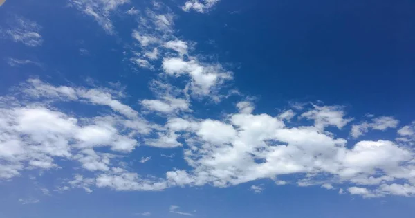 Vacker Blå Himmel Med Moln Bakgrund Himmel Moln Himmel Med — Stockfoto
