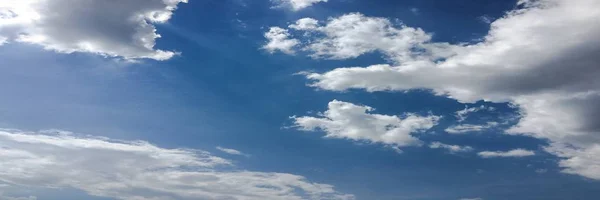 Beau Ciel Bleu Avec Fond Nuageux Ciel Nuageux Ciel Avec — Photo