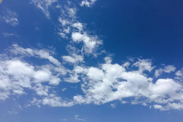 Όμορφο Μπλε Ουρανό Σύννεφα Φόντο Sky Σύννεφα Σύννεφα Καιρού Φύση — Φωτογραφία Αρχείου