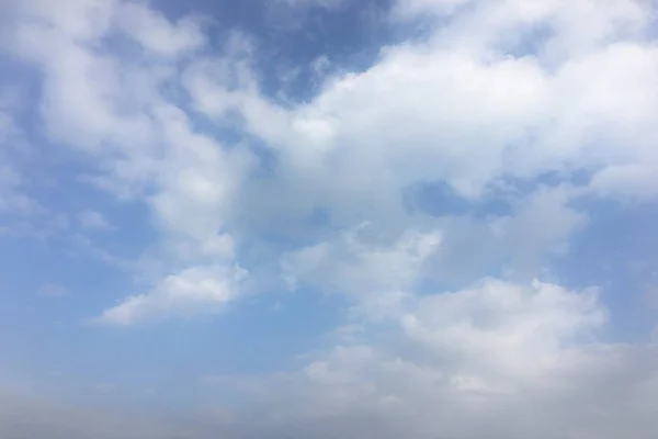 Céu Azul Bonito Com Nuvens Background Sky Clouds Sky Com — Fotografia de Stock