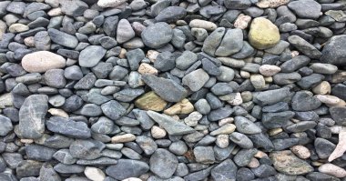 Taş doku arka iç dış dekorasyon ve endüstriyel inşaat konsept tasarımı için çakıl. Renkli çakıl doku.