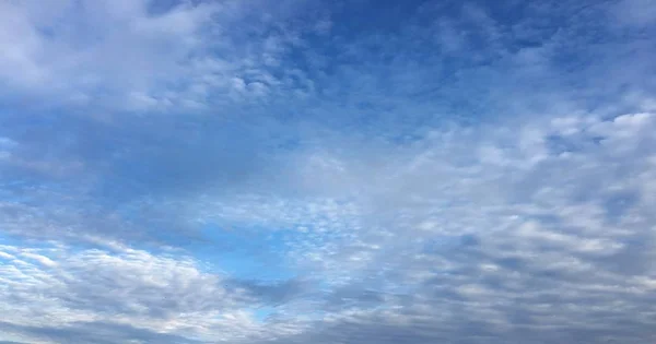 Beaux Nuages Sur Fond Ciel Bleu Ciel Nuageux Ciel Bleu — Photo