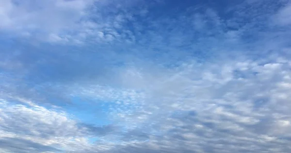 Beaux Nuages Sur Fond Ciel Bleu Ciel Nuageux Ciel Bleu — Photo