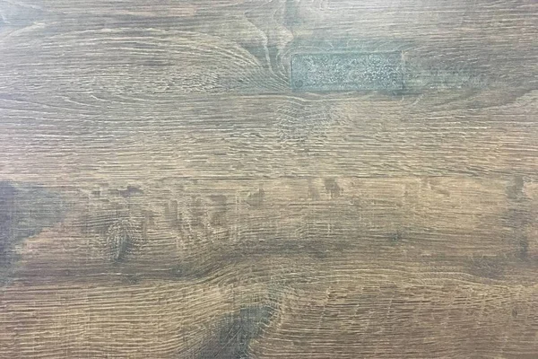 어두운 소박한 어두운 스런된 페인트 Woodgrain 텍스처를 보여주는 테이블 보기를 — 스톡 사진