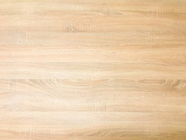 Arka plan olarak hafif kahverengi yumuşak ahşap doku yüzey. Ahşap plakalar tablo desen üstten görünüm yıkanmış grunge