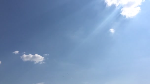 Beau Ciel Bleu Avec Fond Nuageux Ciel Nuageux Ciel Avec — Video