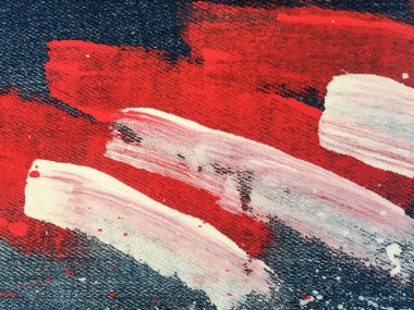 Kot, kot arka plan doku. Tuval üzerine yağlı boya doku soyut. Damla mavi arka plan kot, kot üzerinde renkli boya