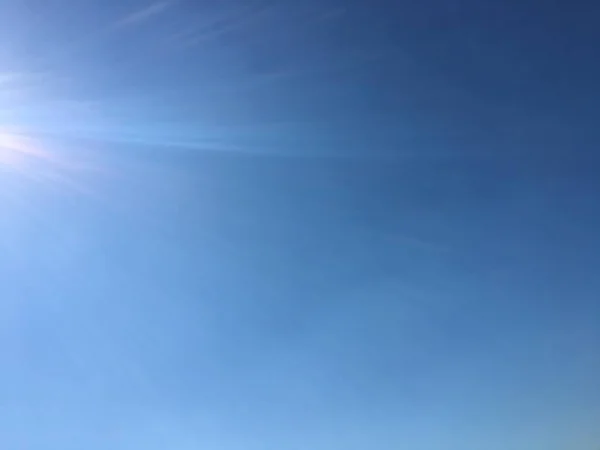 Awan Indah Dengan Latar Langit Biru Awan Langit Langit Biru — Stok Foto