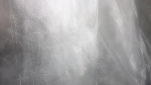 Вікно Гардинно Тюль Розвіваються Концептуальні Романтична Історія Номерів Відкритих Вікон — стокове відео