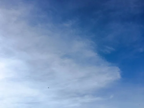 Облако Красоты Голубом Фоне Неба Облака Небо Голубое Небо Облачной — стоковое фото