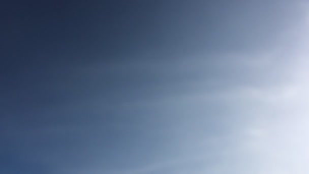 Красива Хмара Фоні Блакитного Неба Хмари Небо Блакитне Небо Похмурою — стокове відео