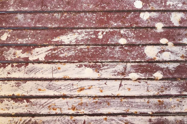 老油漆粗糙腐蚀生锈的金属墙纹理背景 — 图库照片