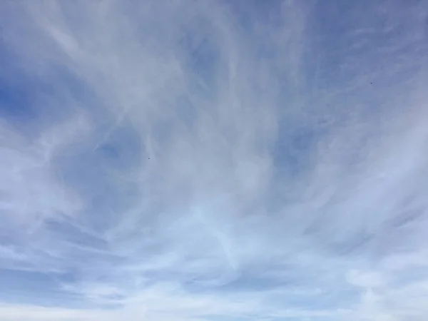 Prachtige Blauwe Lucht Met Wolkenachtergrond Luchtwolken Lucht Met Wolken Weer — Stockfoto