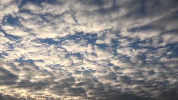 Belo Céu Azul Com Nuvens Fundo Nuvens Céu Céu Com — Vídeo de Stock