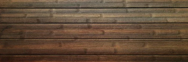 Texture de bois brun, fond abstrait en bois foncé — Photo