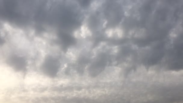 Όμορφο Μπλε Ουρανό Σύννεφα Φόντο Sky Σύννεφα Σύννεφα Καιρού Φύση — Αρχείο Βίντεο