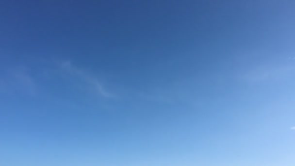 Gyönyörű Kék Felhők Háttér Felhős Felhők Időjárás Természet Felhő Kék — Stock videók