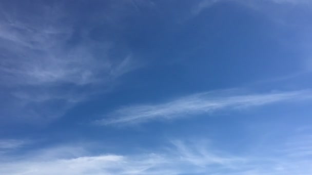 Hermoso Cielo Azul Con Nubes Background Sky Nubes Clouds Sky — Vídeo de stock