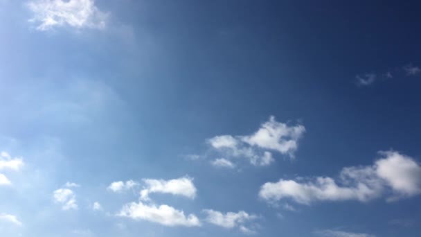 Beautiful Clouds Blue Sky Background Sky Clouds Weather Nature Cloud — Stock Video