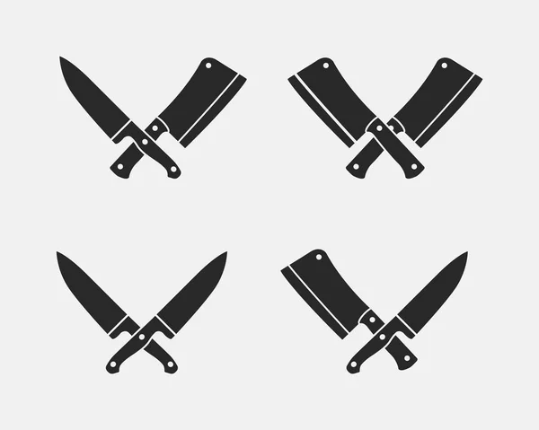 Vector Illustration Creative Restaurant Logo Cutlery — Stock Vector