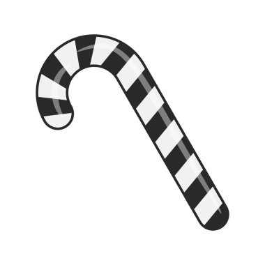 Karikatür Noel şeker kamışı simgesi. 