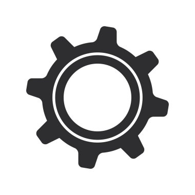 Auto Service logosu - Dişli vintage logo şablonu. Grunge doku