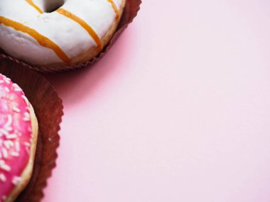 sırlı çörek arka plan.