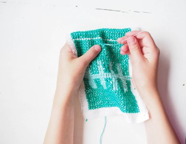 eller nakış deseni .