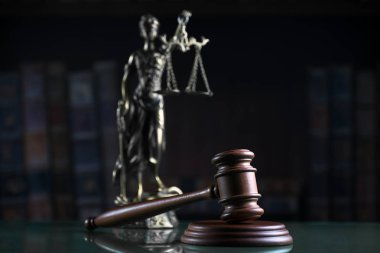 Hukuk adalet bir sembollerin. Kavram görüntü