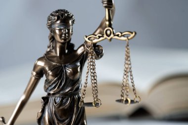 Hukuk adalet bir sembollerin. Kavram görüntü