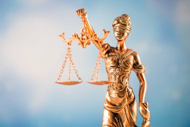 Hukuk adalet bir sembollerin. Kavram görüntü