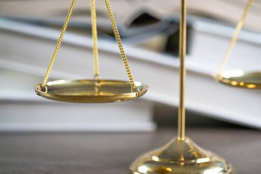 Hukuk adalet bir sembollerin. Kavram görüntü