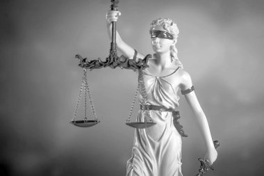 Hukuk adalet bir sembollerin. Kavram görüntü