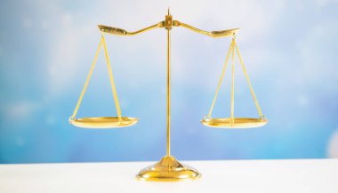 Hukuk adalet bir sembollerin. Kavram görüntü