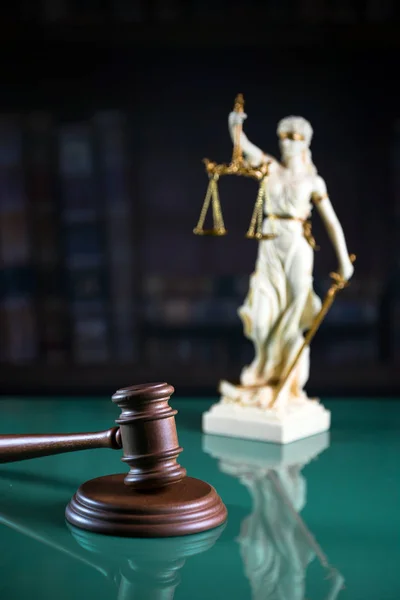 法律的象征正义 概念图像 — 图库照片