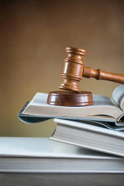 Symbolen Van Het Recht Een Justitie Afbeelding Van Het Concept — Stockfoto