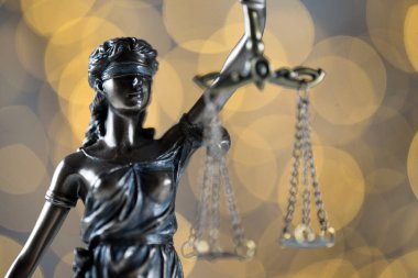 Hukuk ve adalet rustik konsepti, 