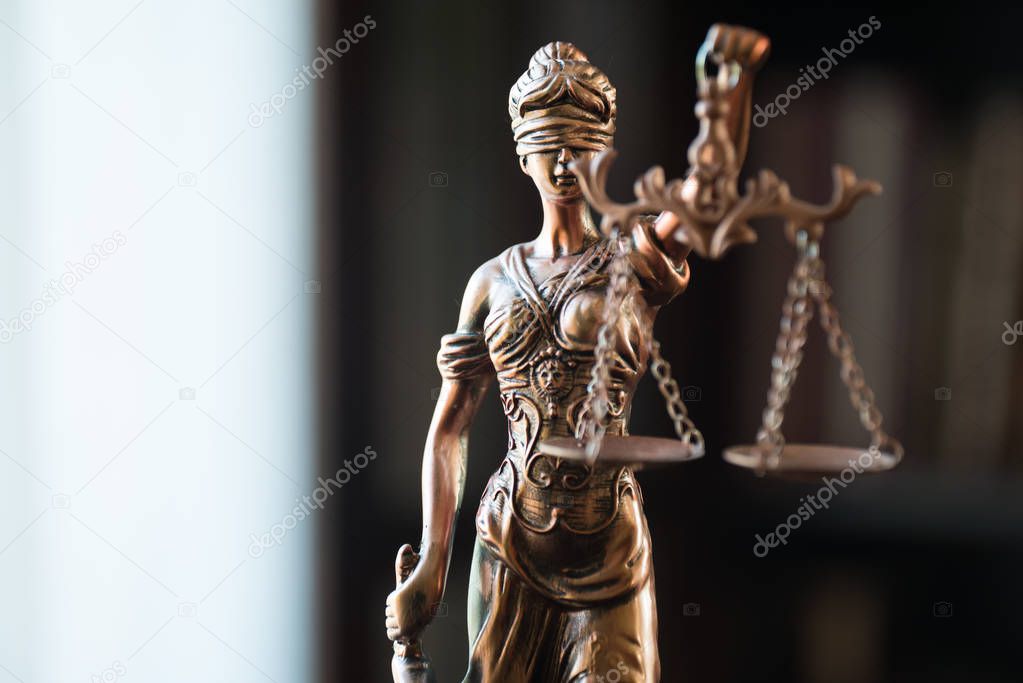 Law and Justice Concept image with law symbols