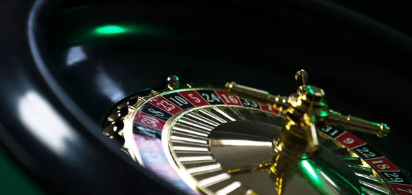 Fondo Del Casino Fichas Póquer Mesa Juego Ruleta Movimiento — Foto de Stock