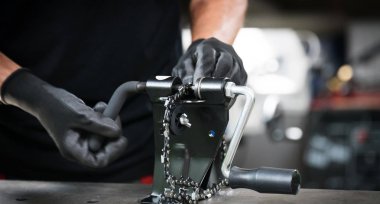 Zincir yapma çelik makine yakın