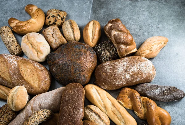Čerstvý Domácí Chléb Pečivo — Stock fotografie