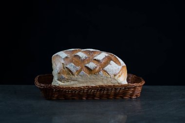 çeşitli taze ev yapımı ekmek ve hamur işleri