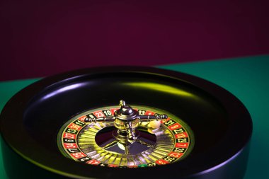  Casino arka plan, rulet tekerleği hareket